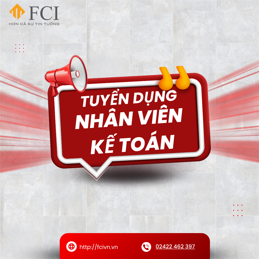 TUYỂN DỤNG NHÂN VIÊN KẾ TOÁN